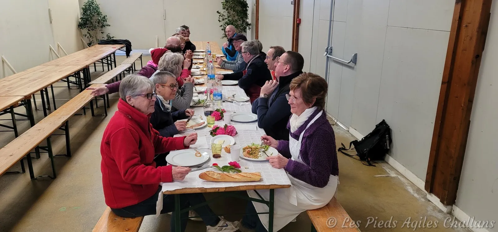 les bénévoles au ravitaillement ! MERCI Suzanne et Pierre-Yves