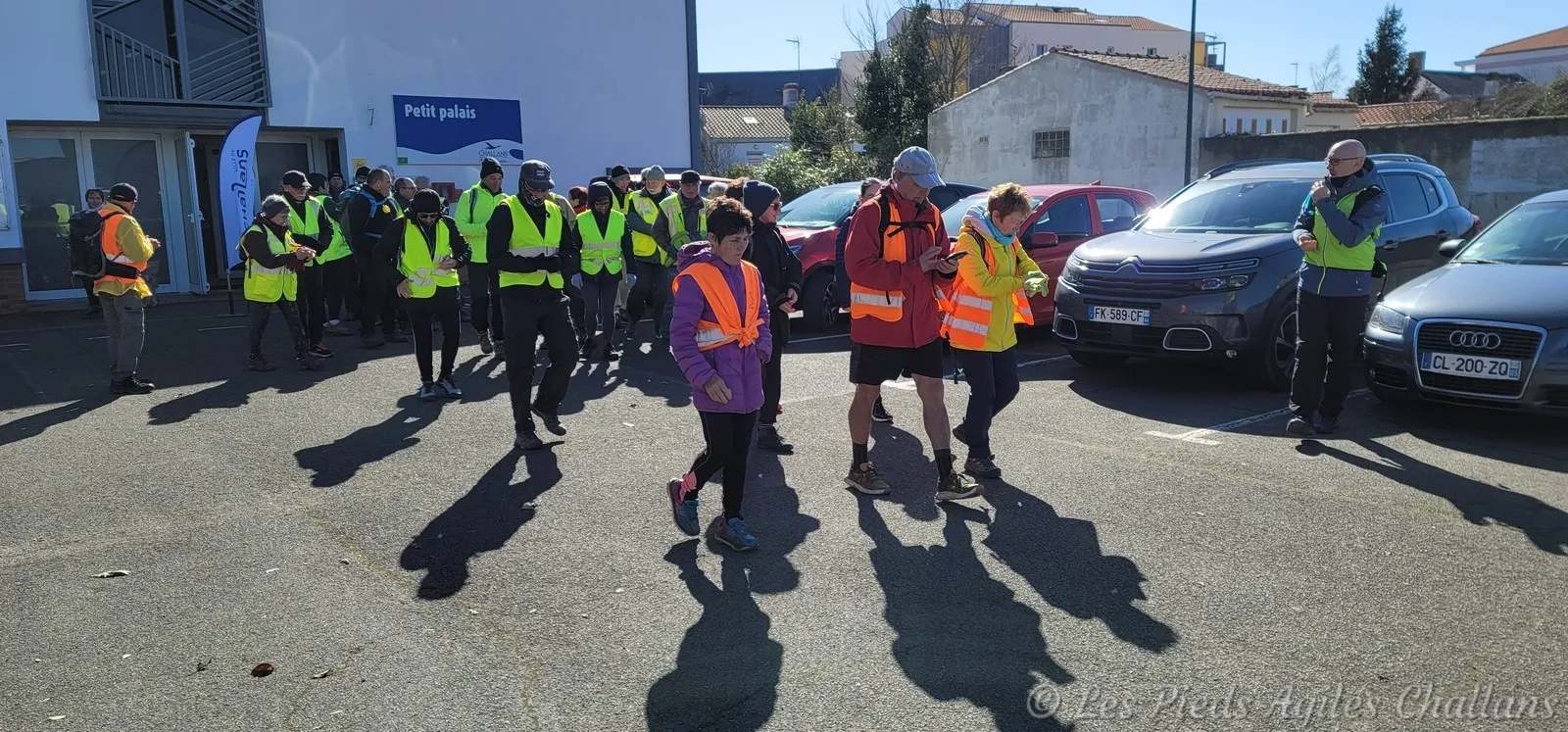 Départ du 2ème parcours pour terminer les 50 Km Audax