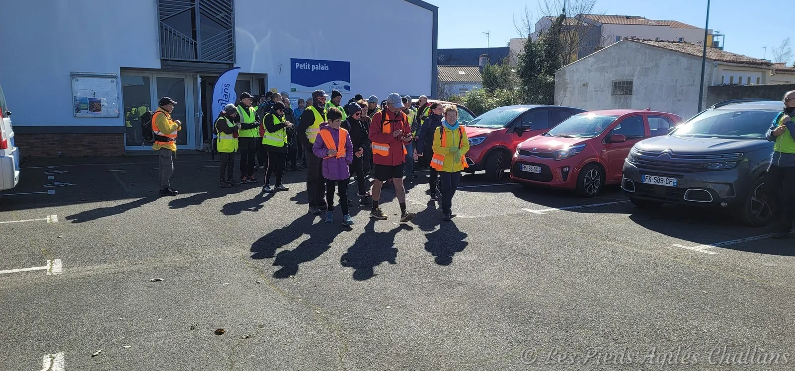 Départ du 2ème parcours pour terminer les 50 Km Audax